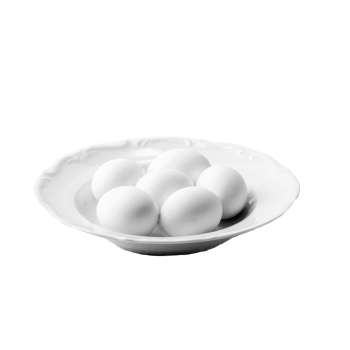 White eggs