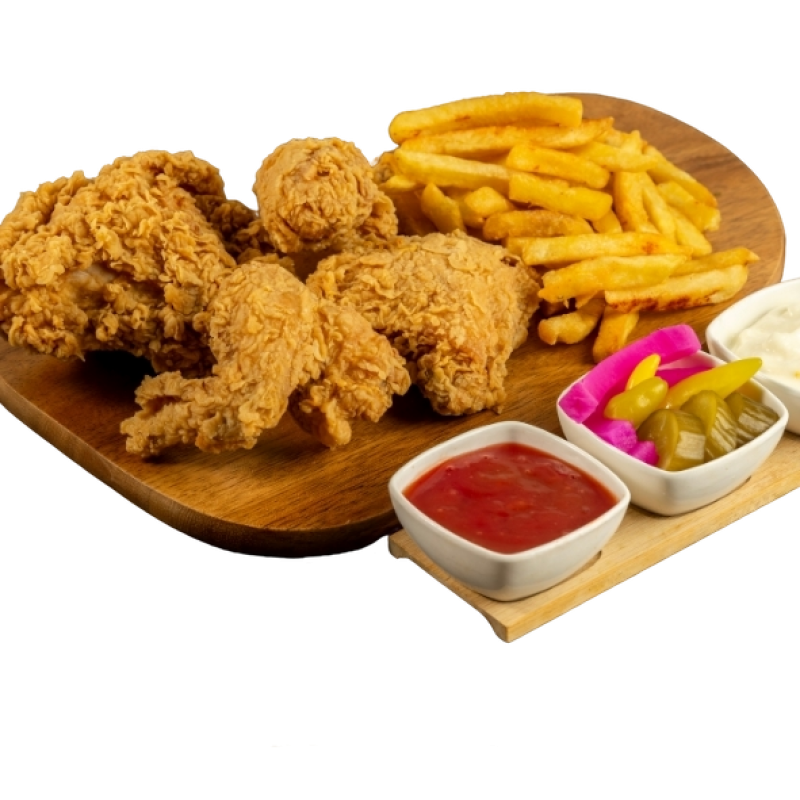 نصف فروج بروستد وجبة