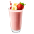 Banana and Strawberry Cocktail