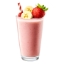 Banana and Strawberry Cocktail