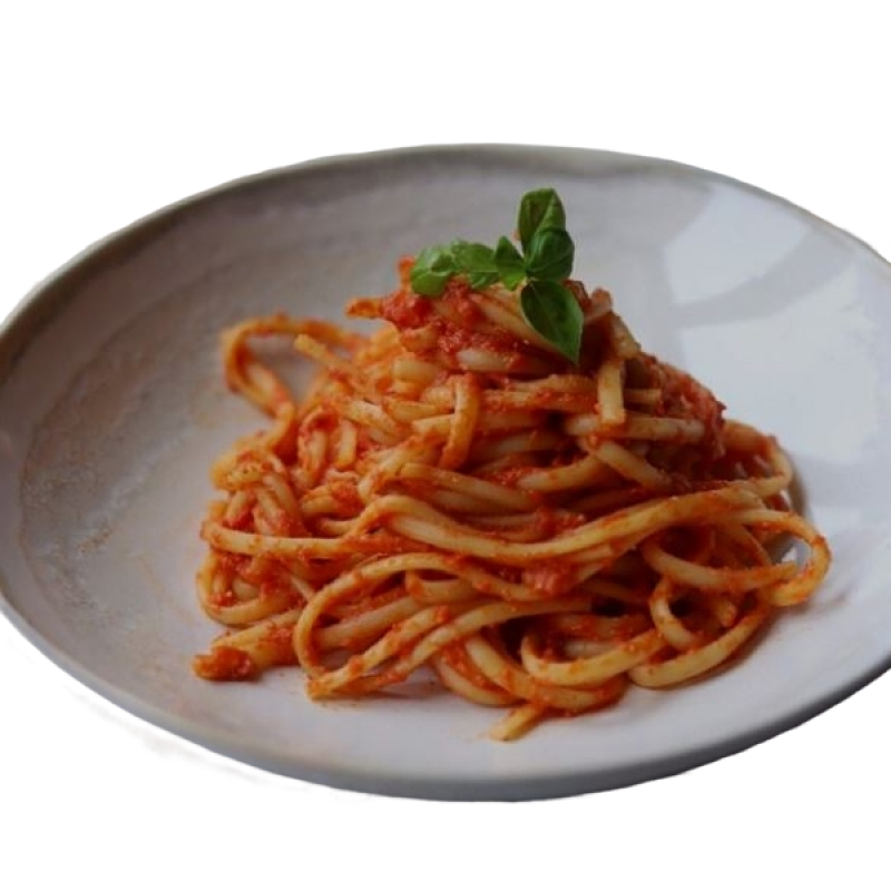 Pasta with tomato sauce