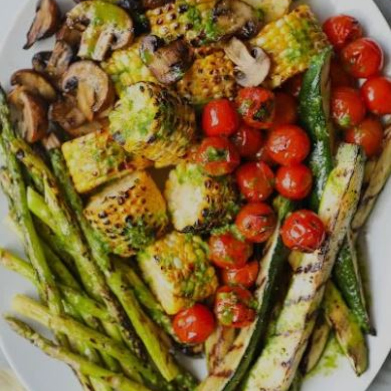 Mixed vegetable plate (grilled/boiled)